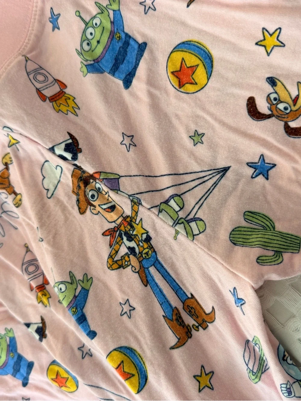 Disney Little Sleepies Toy Story Pink Pajamas